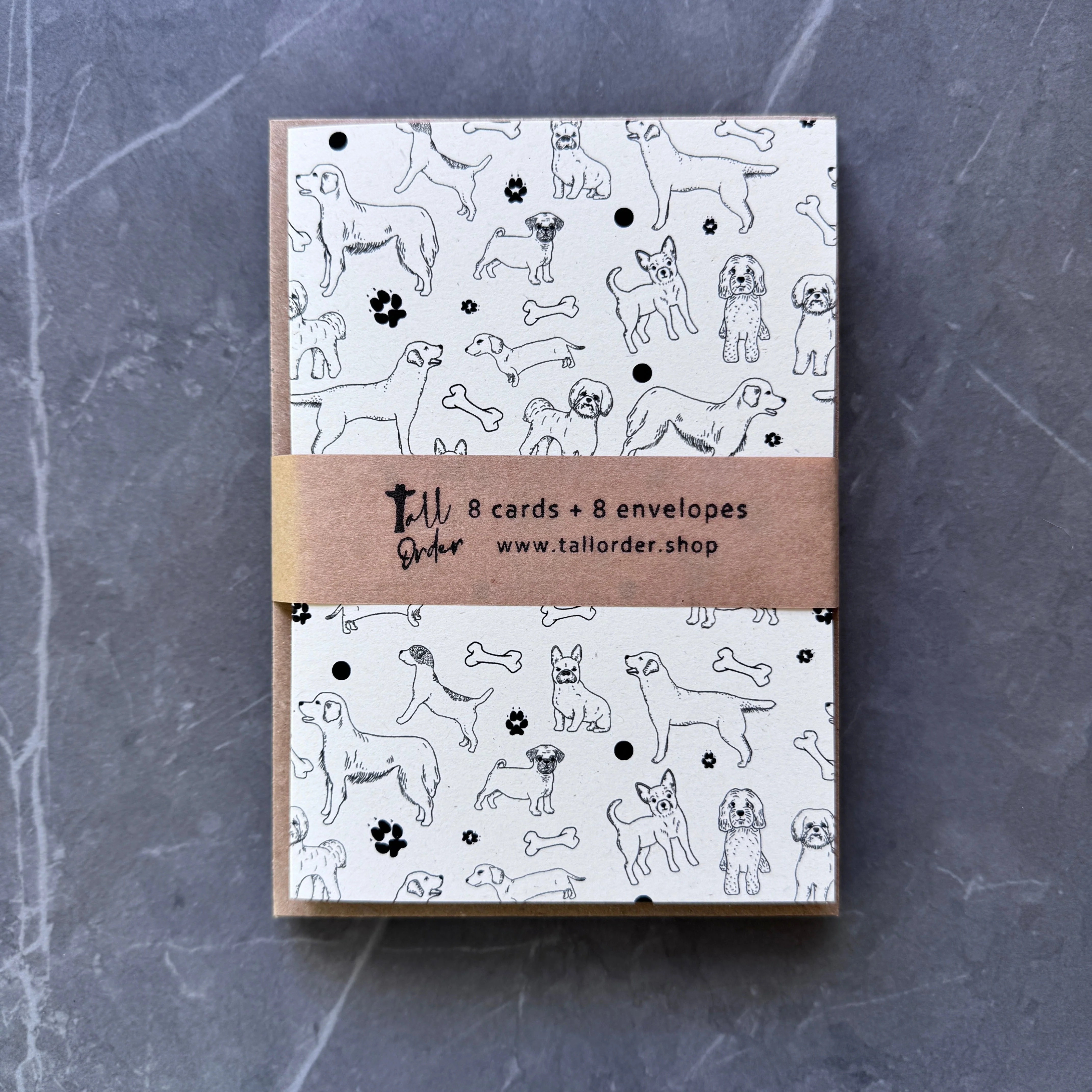 Dog Pattern Note Cards - Image 7