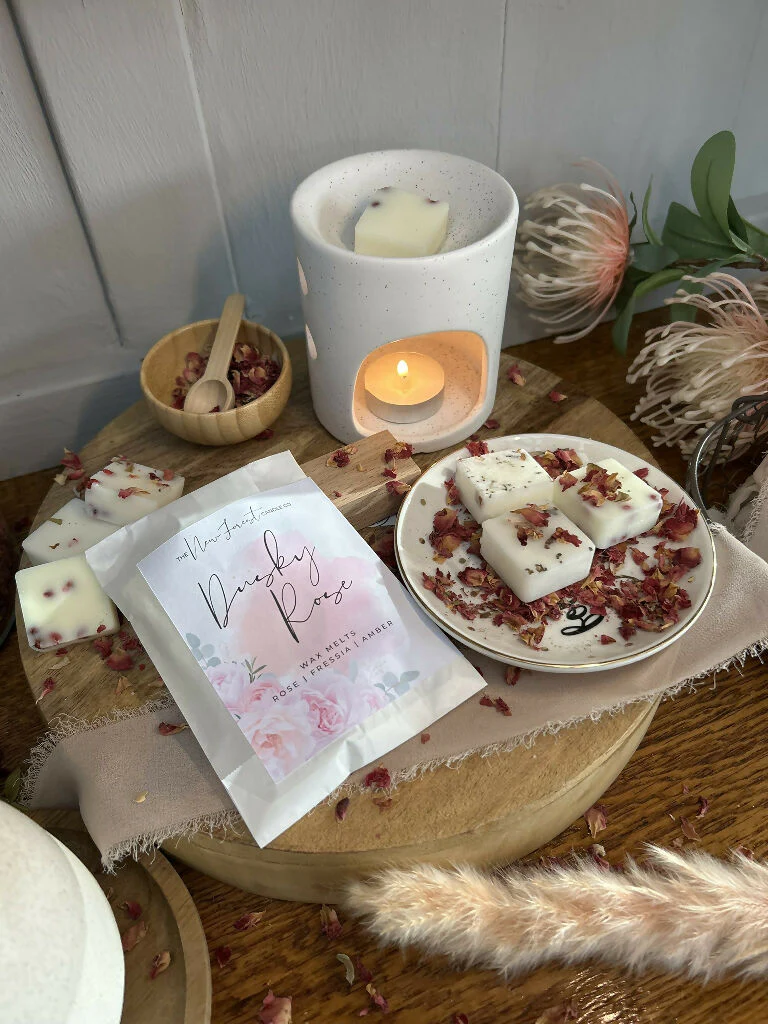 Dusky Rose Botanical Wax Melts, Valentines Day Wax Melts - Image 10