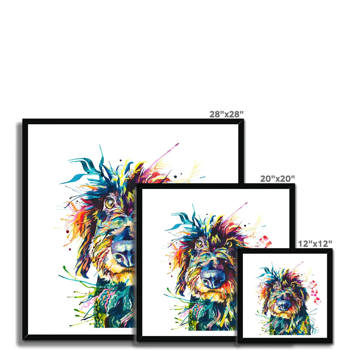 Eddie the Wirehaired Dachshund Framed Print - Image 10