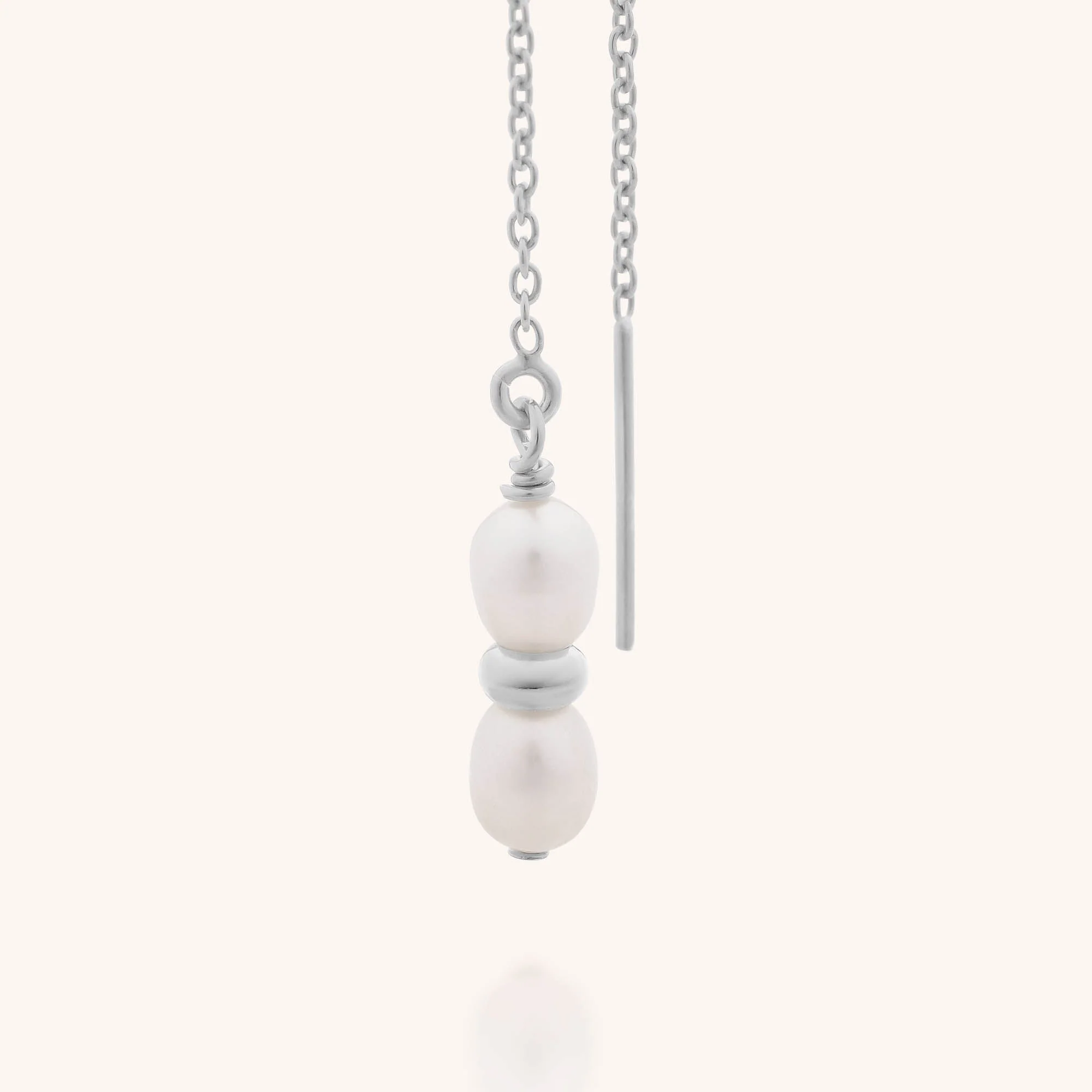 Ellen Pearl Fall Earrings - Image 4
