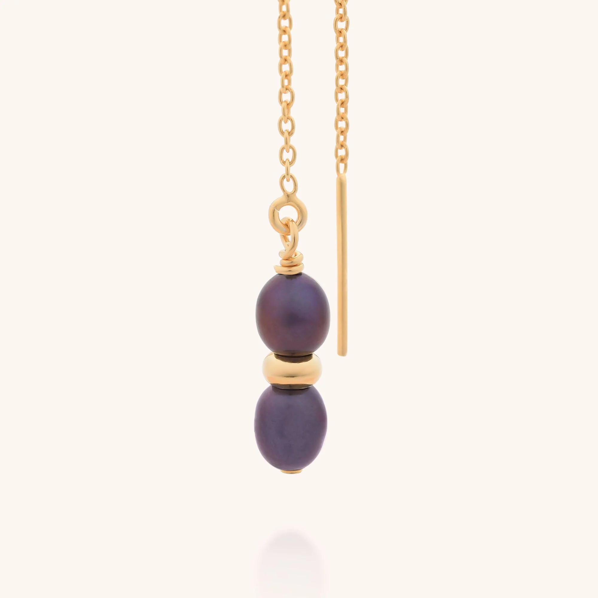Ellen Pearl Fall Earrings - Image 6