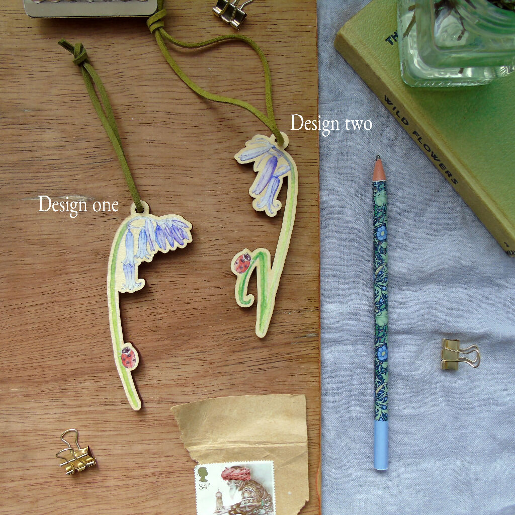 English Bluebell and Ladybird Hanging Decoration - Image 5