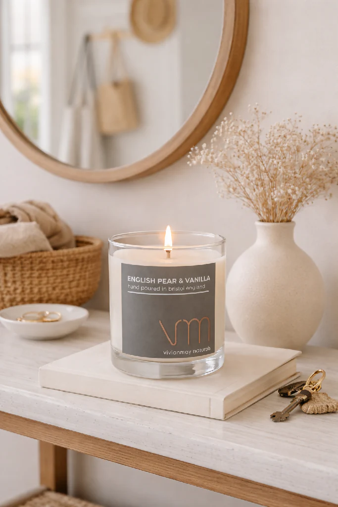 English Pear and Vanilla Soy Candle - Image 3