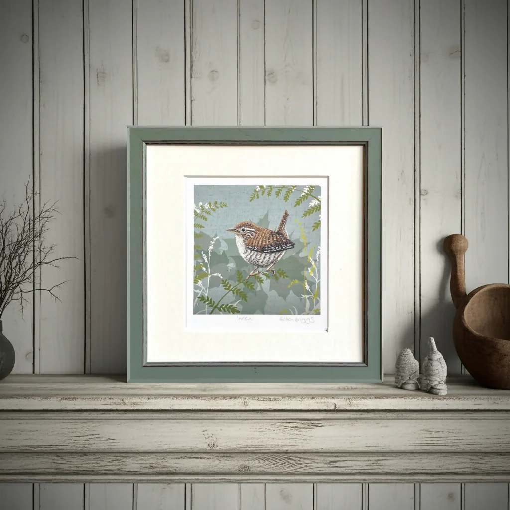 English Wren -Signed and mounted Giclée Art Print - Image 2