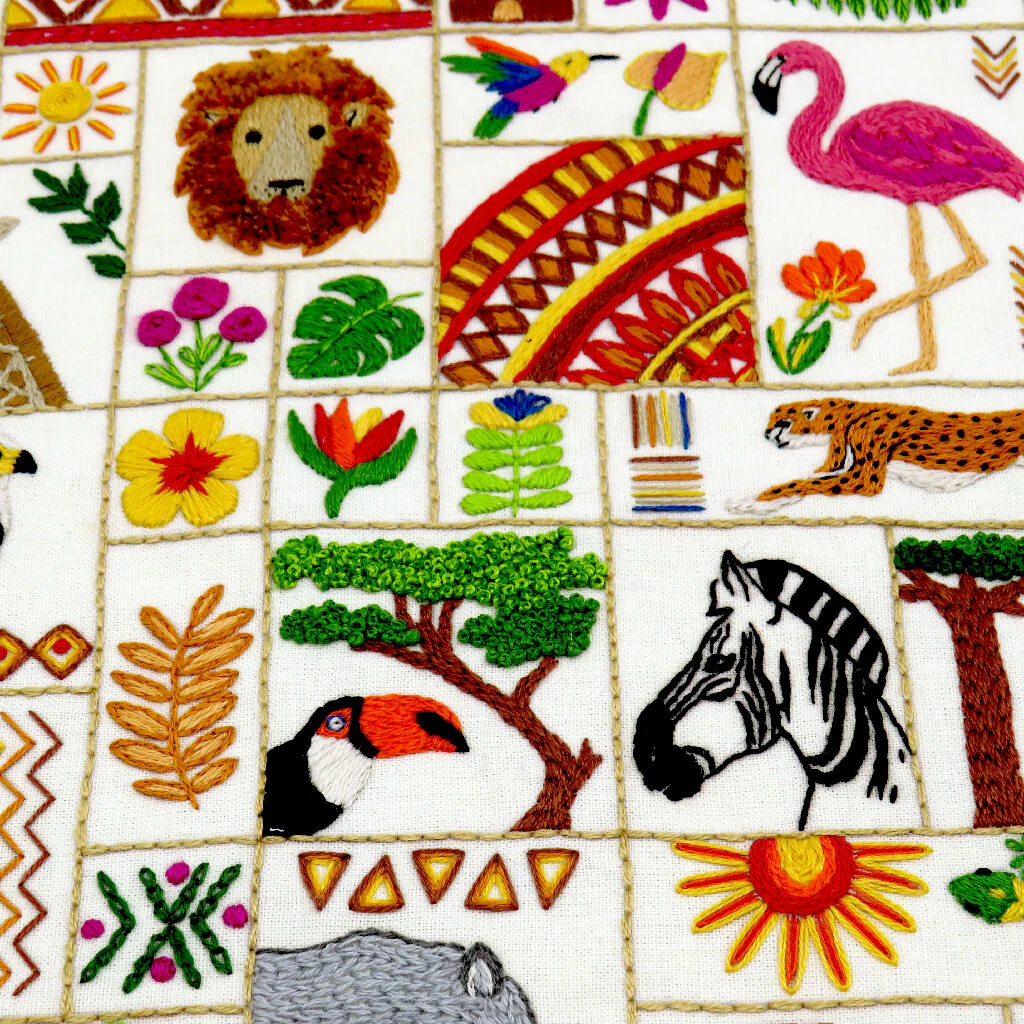 Escape to Africa Hand Embroidery Kit - Image 10