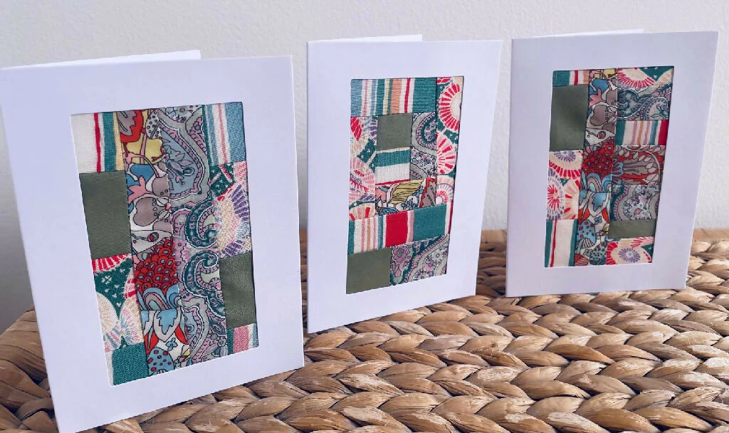 Fabric patchwork cards - Image 7
