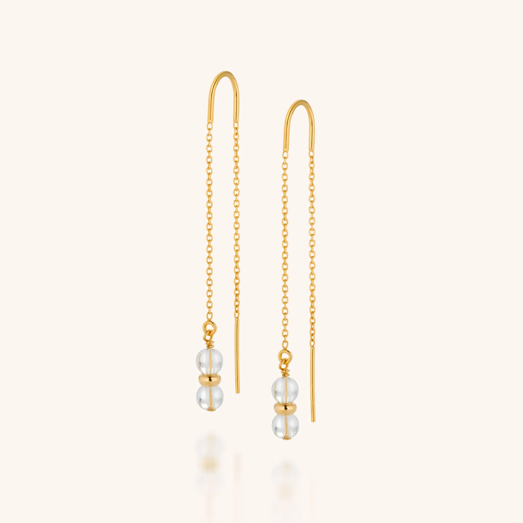 Fall Earrings Birthstone April - Image 3
