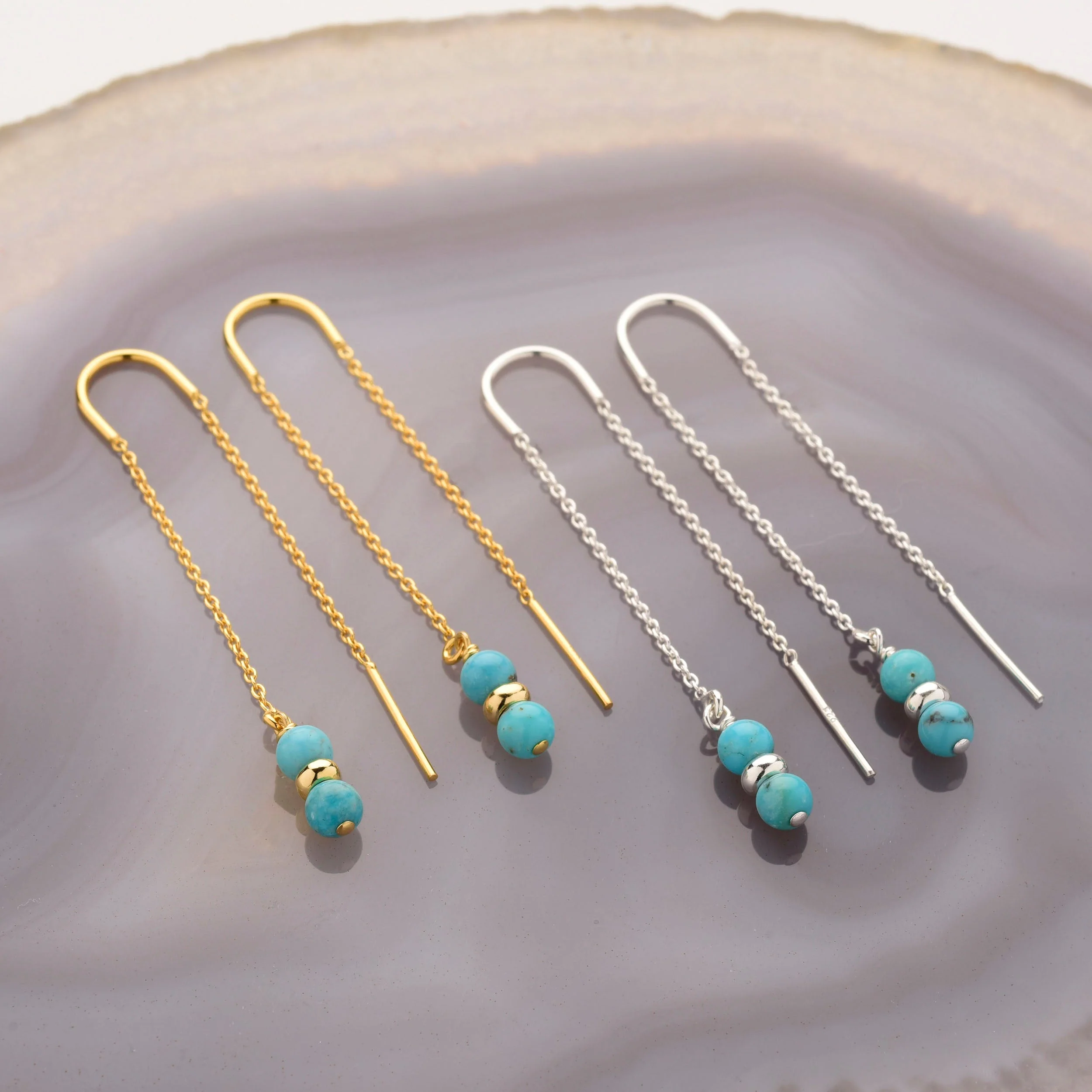 Fall Earrings Birthstone December - Image 4