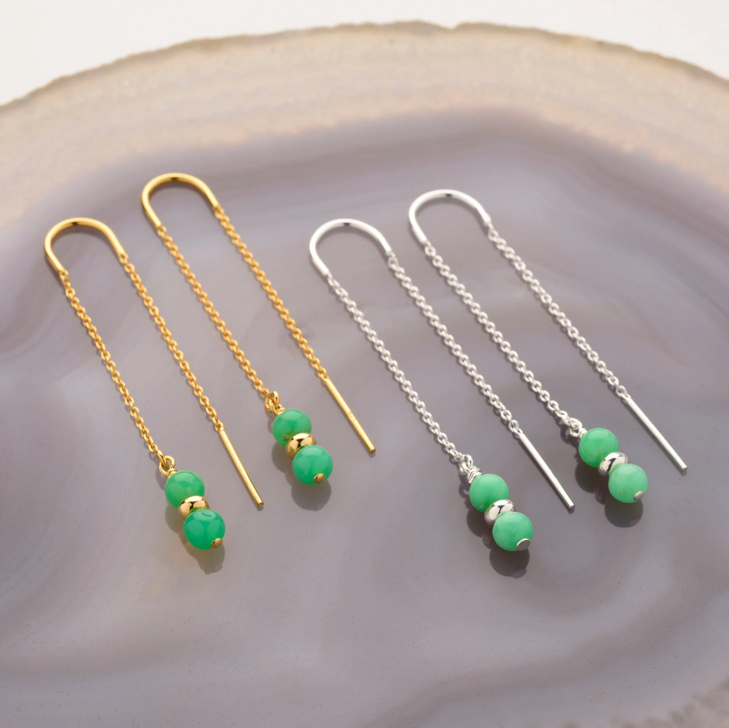 Fall Earrings Birthstone May - Image 4