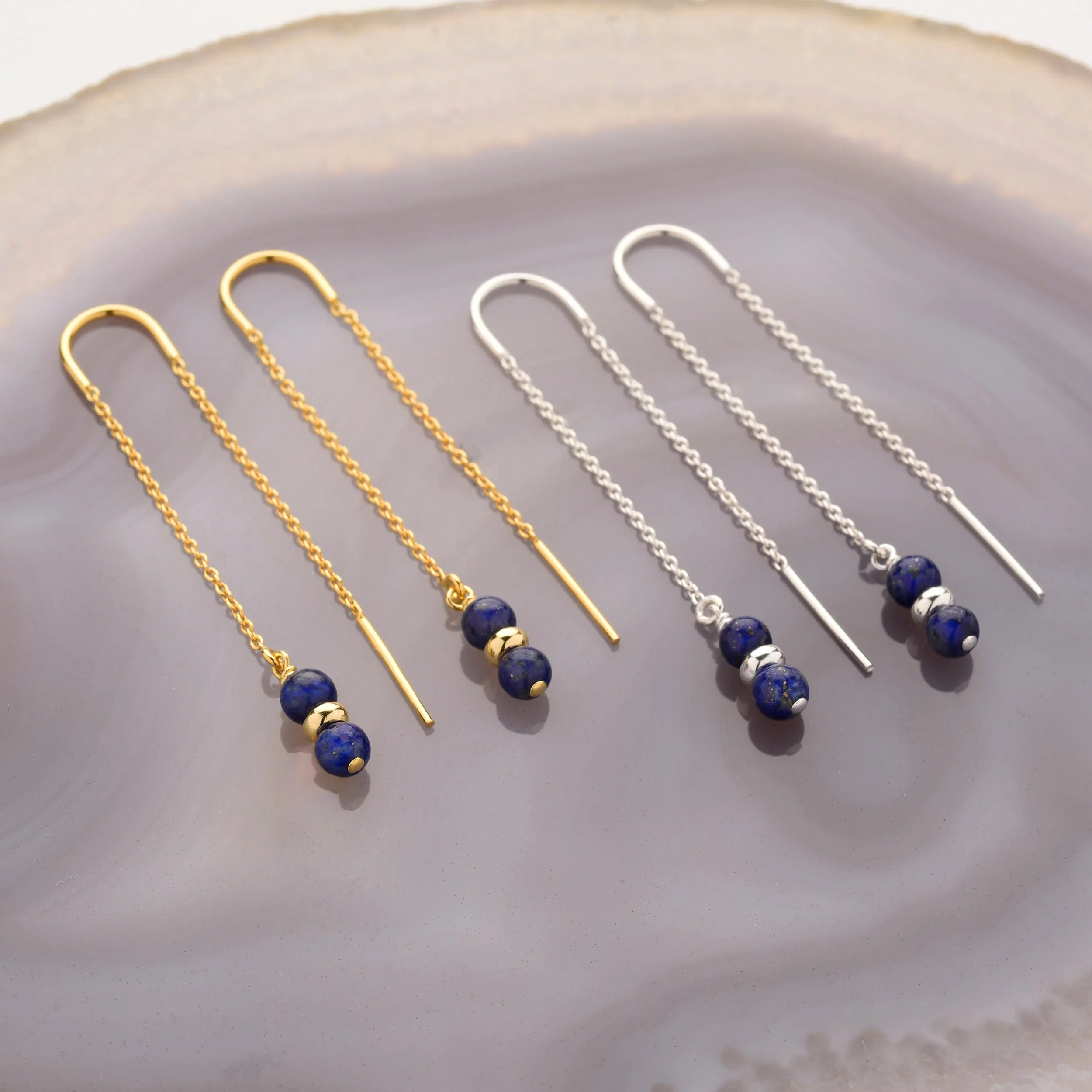 Fall Earrings Birthstone September - Image 4