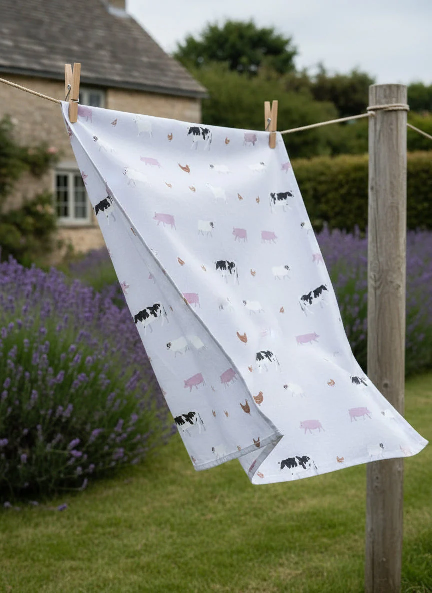 Farming Tea Towel