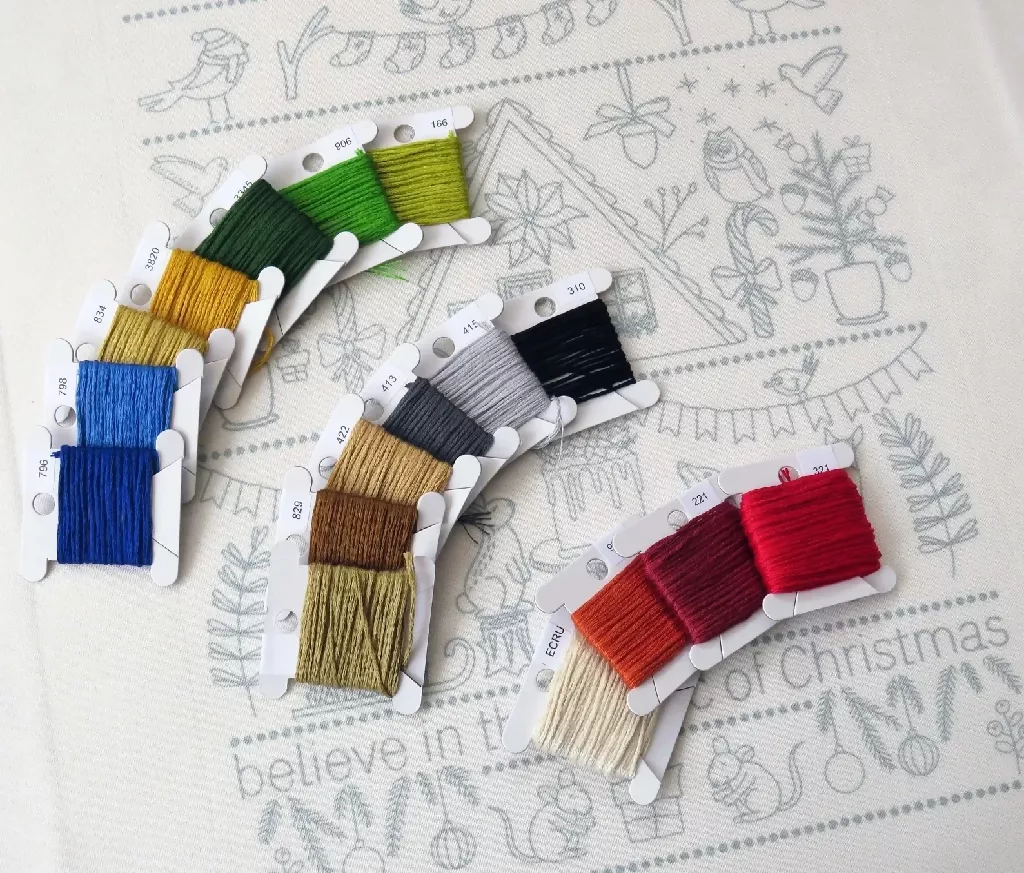 Festive Forest Hand Embroidery Kit - Image 10