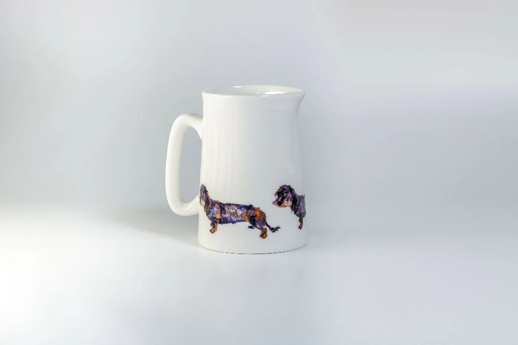Fine China Dachshund Jug - 2 Pint or Half Pint Options - Image 2