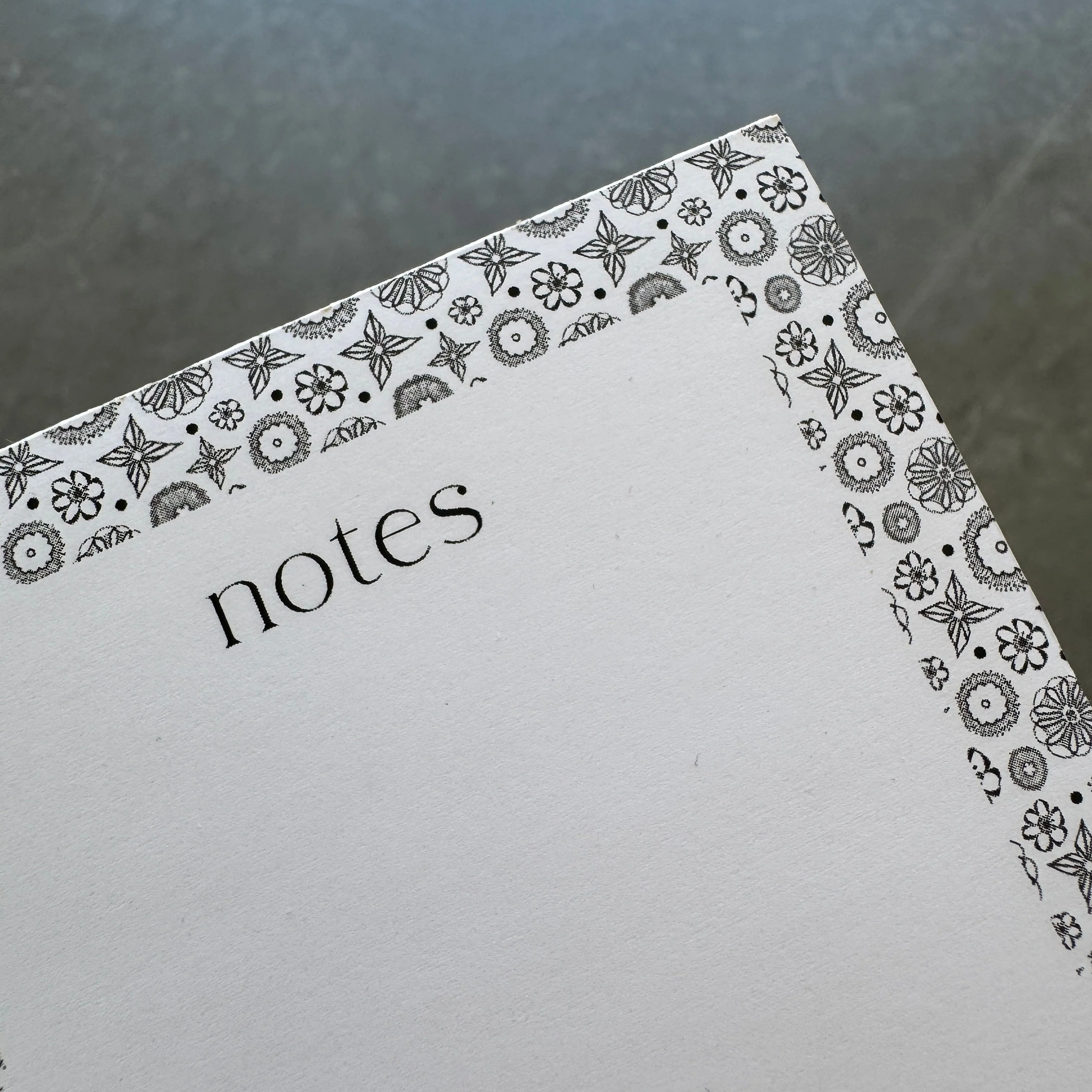 Floral Patterned List Pad - Image 3