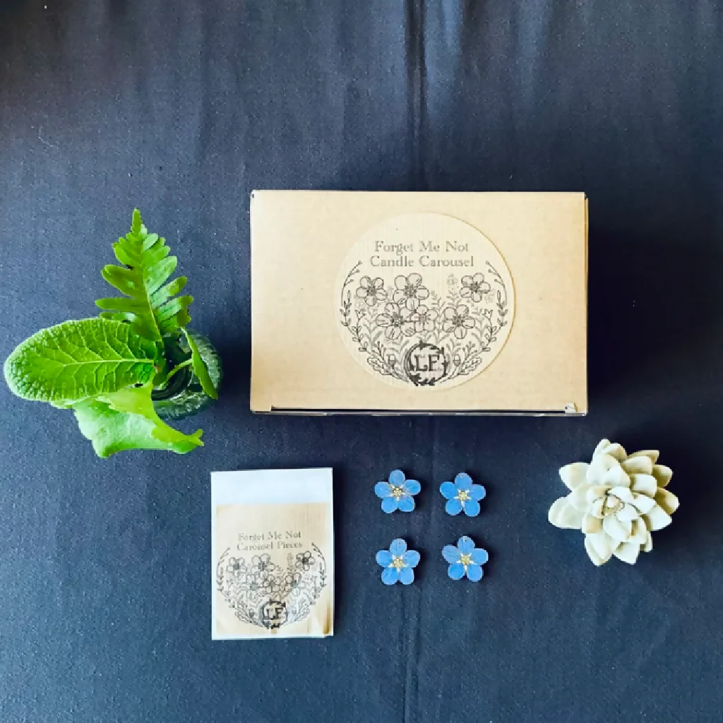 Forget me Not Candle Carousel - Image 2