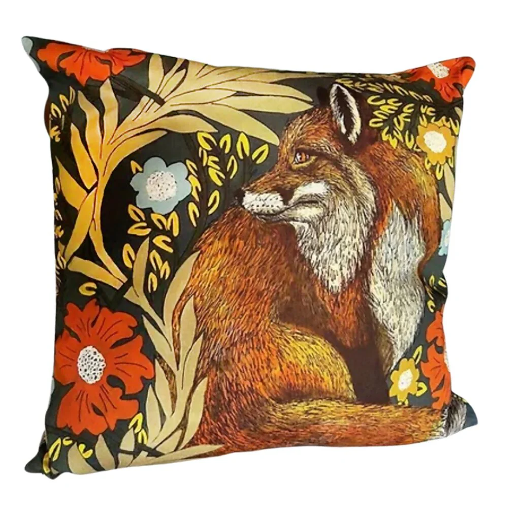 Fox in the Wood Double Sided Cushion - Image 2