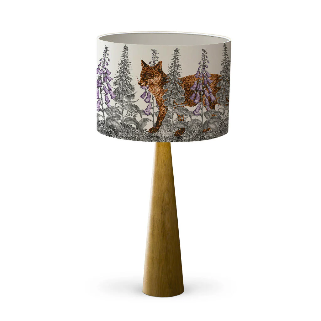 Foxgloves! Lampshade – British Wildlife Collection - Image 8