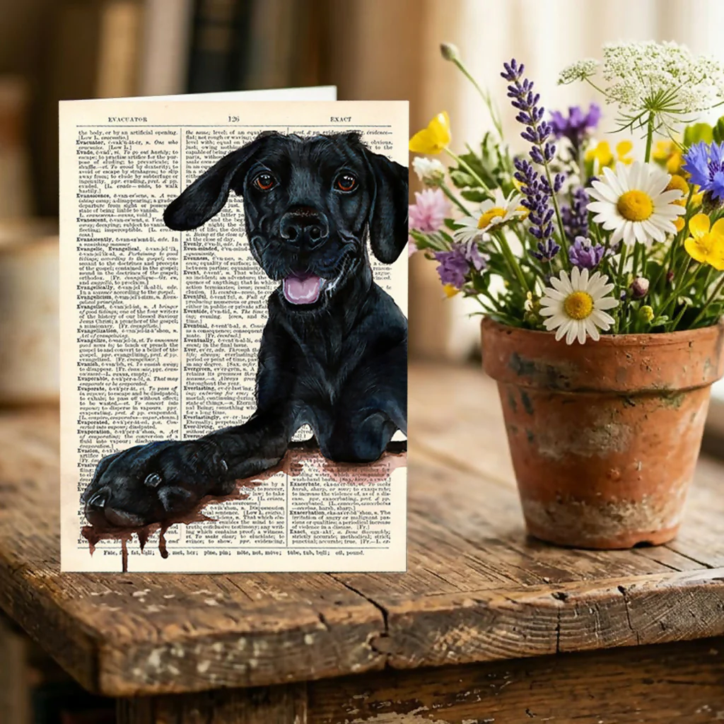 Funny Labrador A5 Greeting Cards - Set of 3 - Image 4