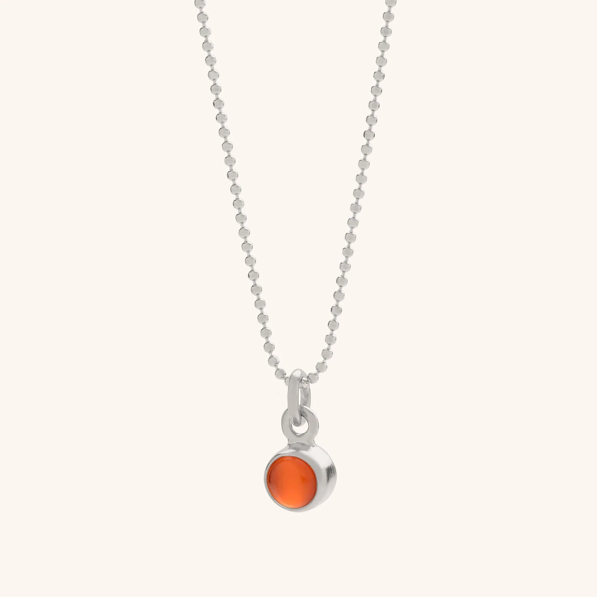 Gem Dot Birthstone Necklace July