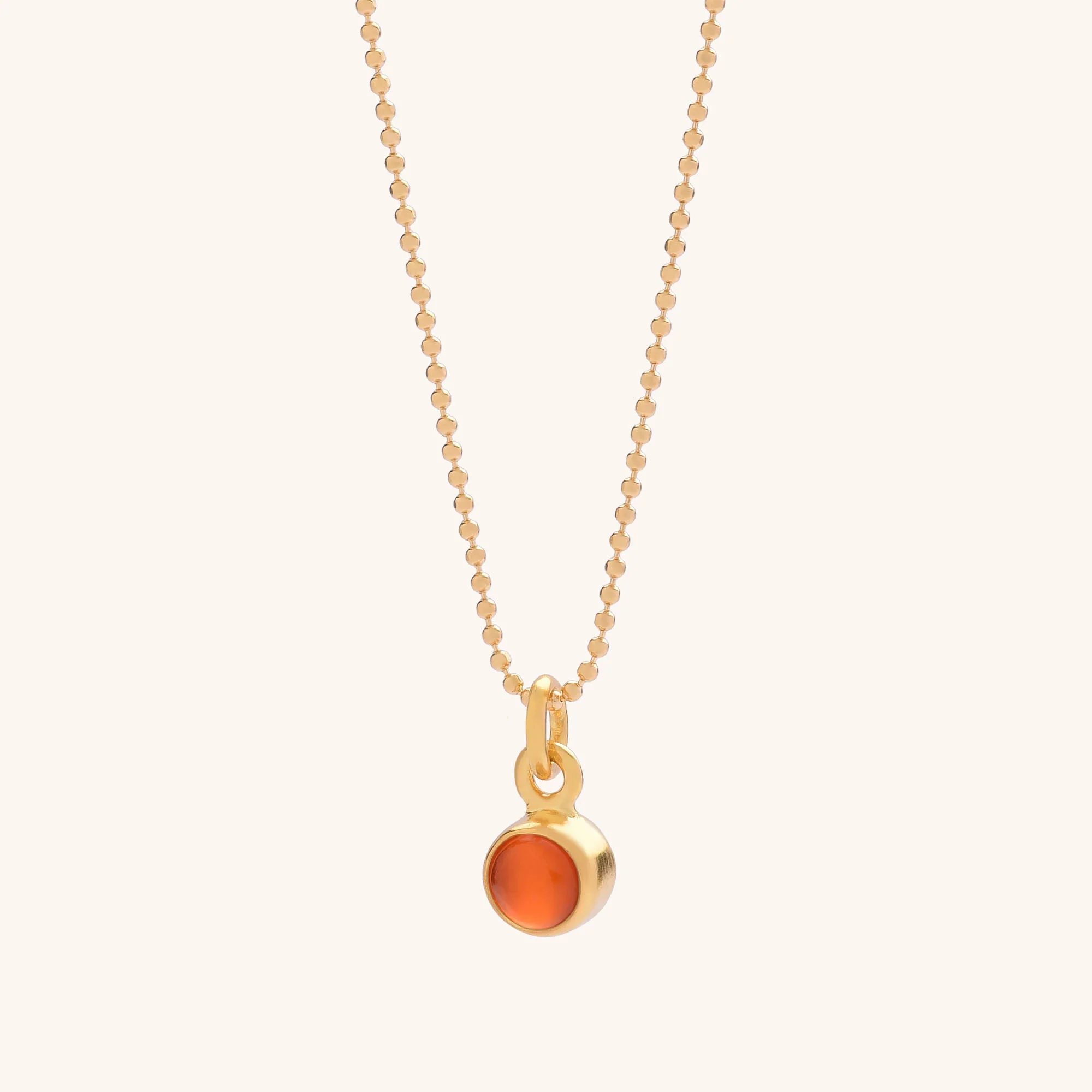 Gem Dot Birthstone Necklace July - Image 3
