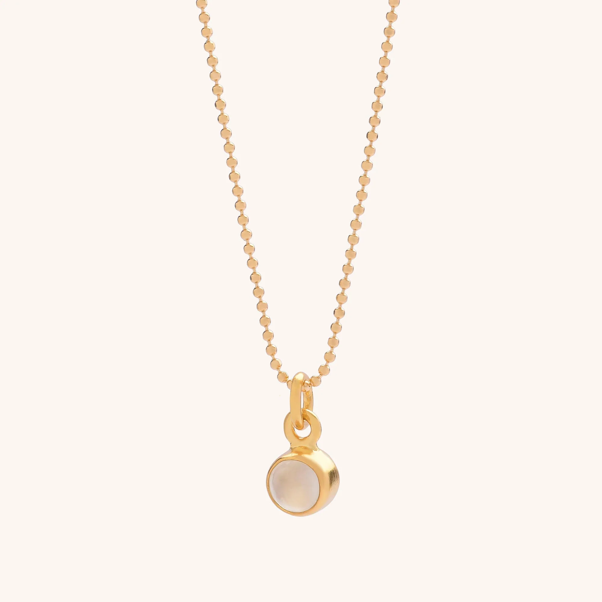 Gem Dot Birthstone Necklace June - Image 3