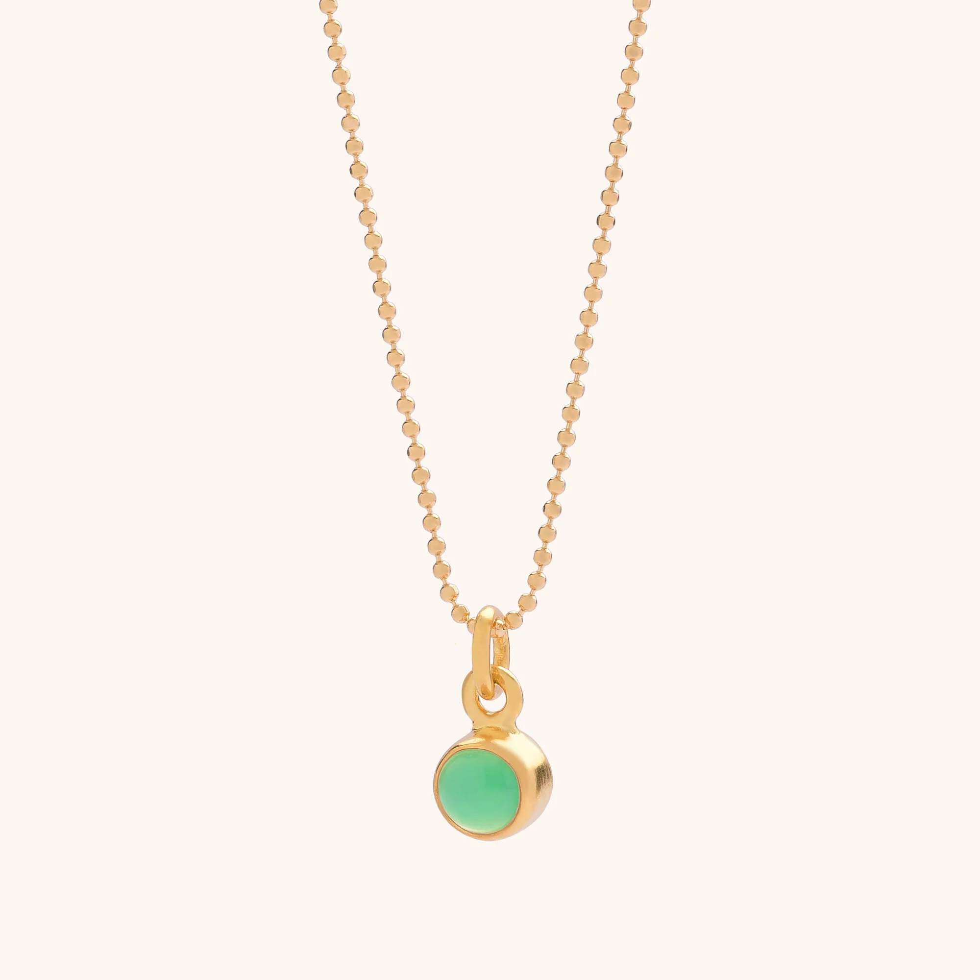 Gem Dot Birthstone Necklace May - Image 3