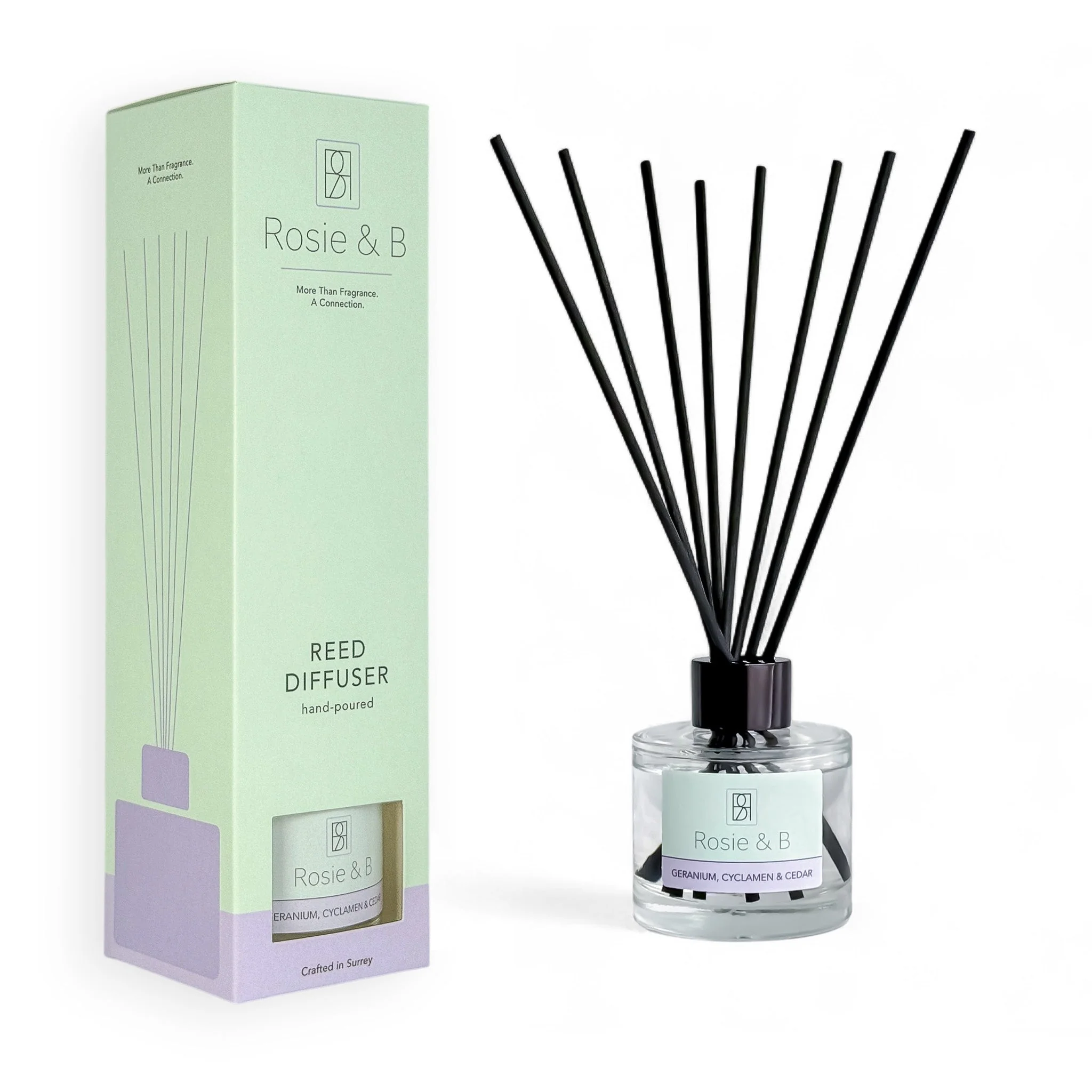 Geranium, Cyclamen & Cedar Reed Diffuser - Image 2