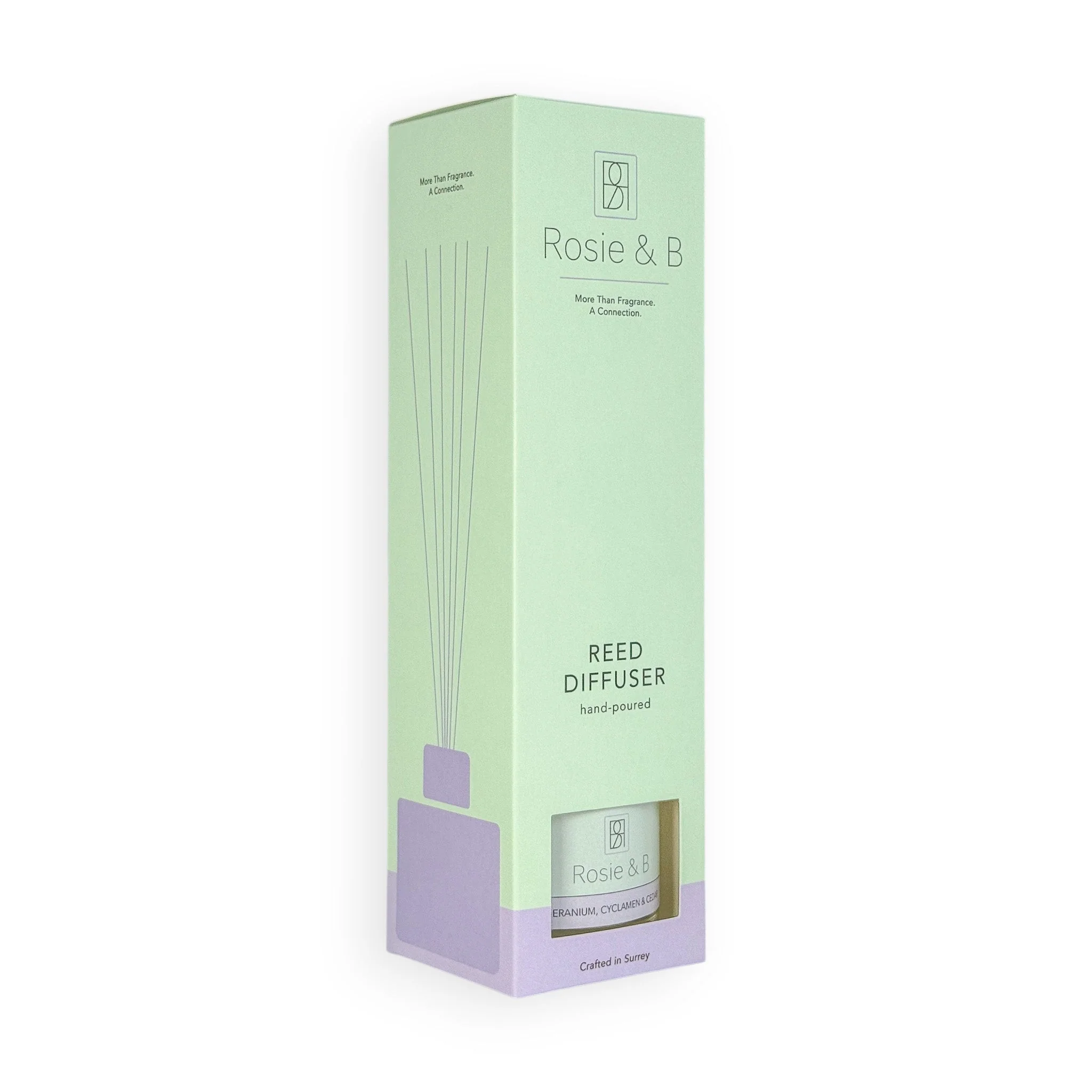 Geranium, Cyclamen & Cedar Reed Diffuser - Image 3