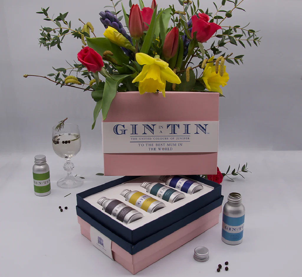Gift Set of Four Gins for Mums | 35ml x 4 Tins - Image 4