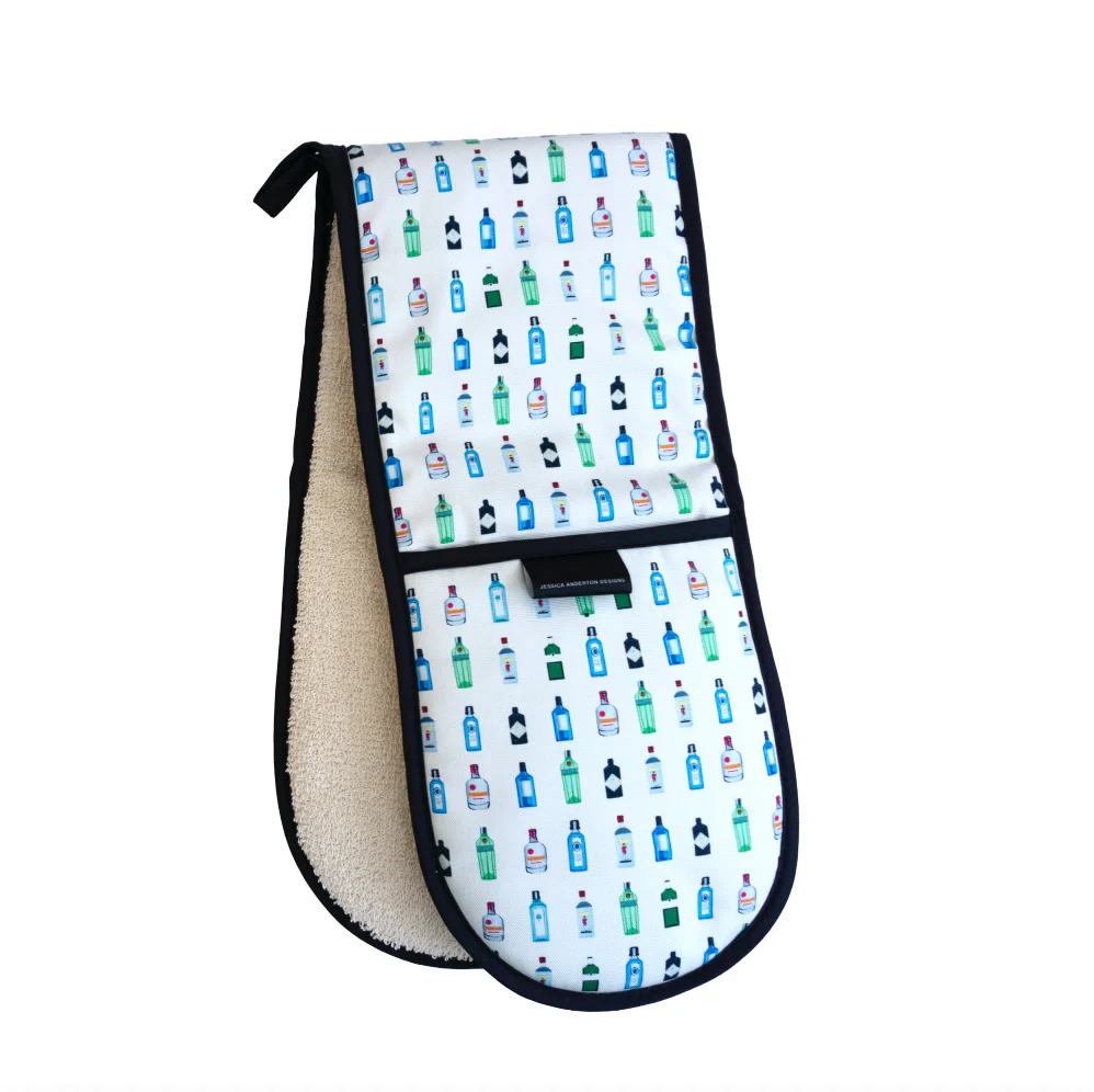 GIN Double Oven Gloves - Image 2