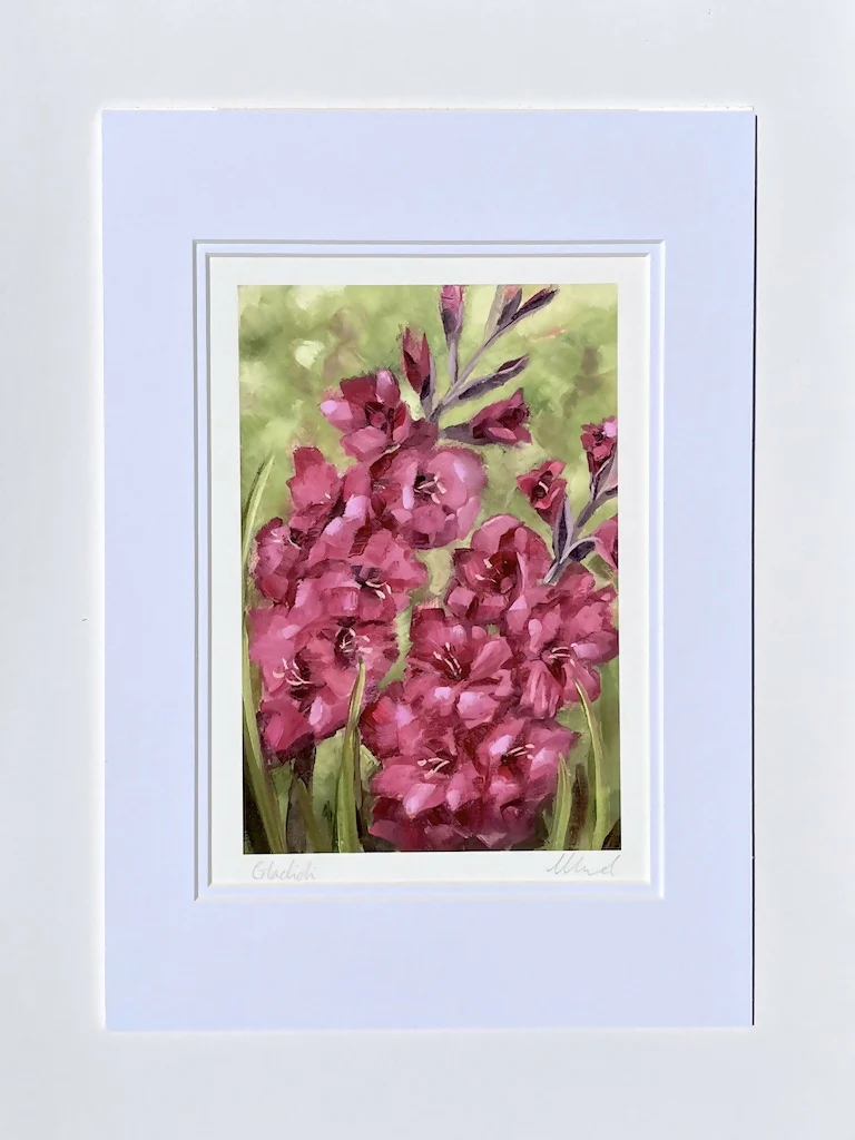 Gladioli Fine Art Pint - Image 3