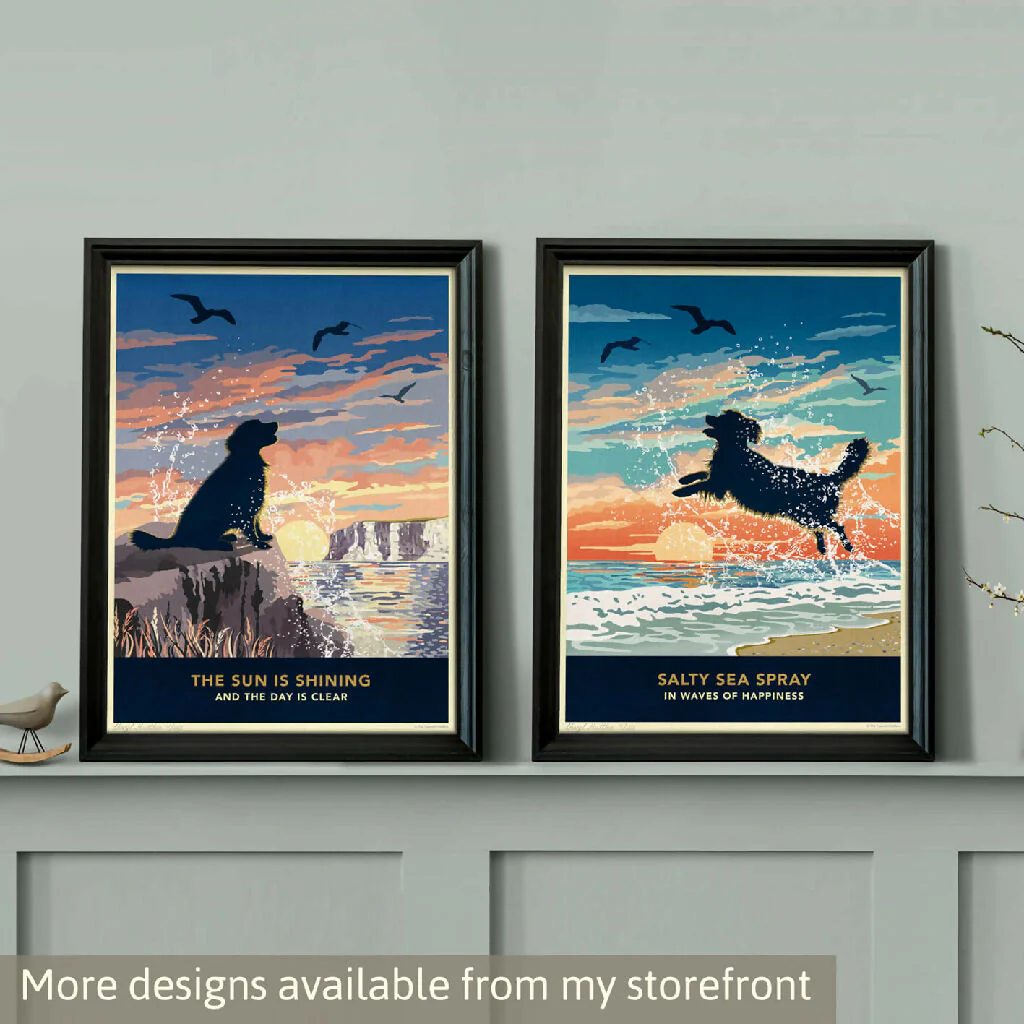 GOLDEN RETRIEVER 'THE GREAT OUTDOORS’ LIMITED EDITION ART PRINT - Image 10