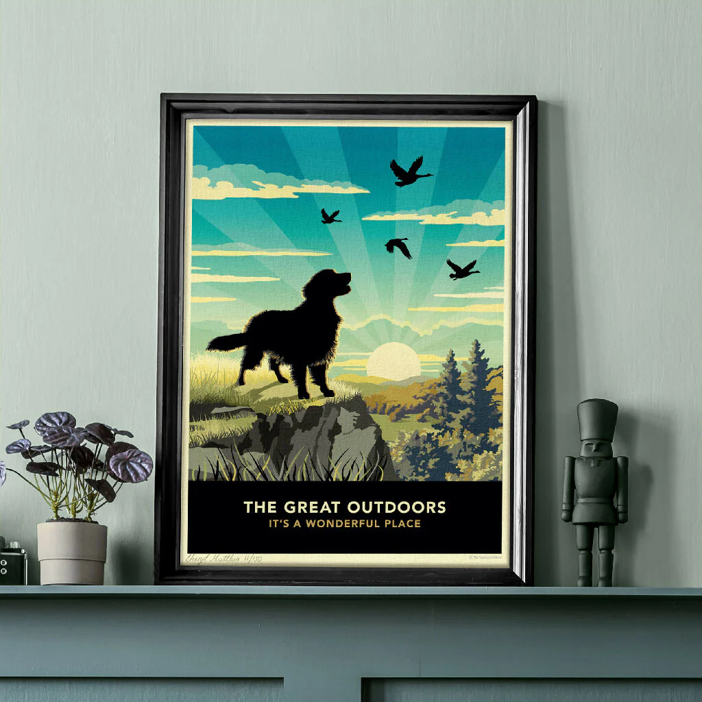GOLDEN RETRIEVER 'THE GREAT OUTDOORS’ LIMITED EDITION ART PRINT - Image 5