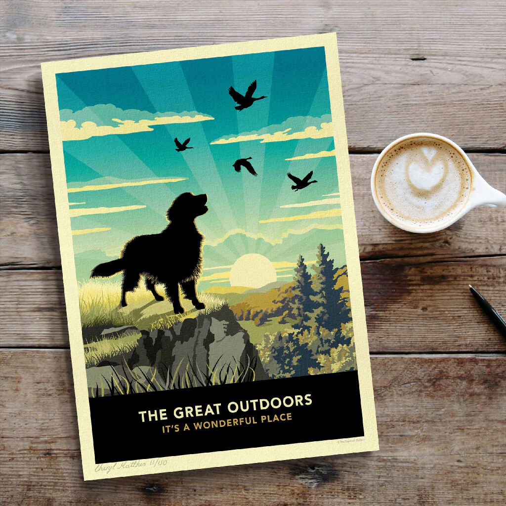GOLDEN RETRIEVER 'THE GREAT OUTDOORS’ LIMITED EDITION ART PRINT - Image 6