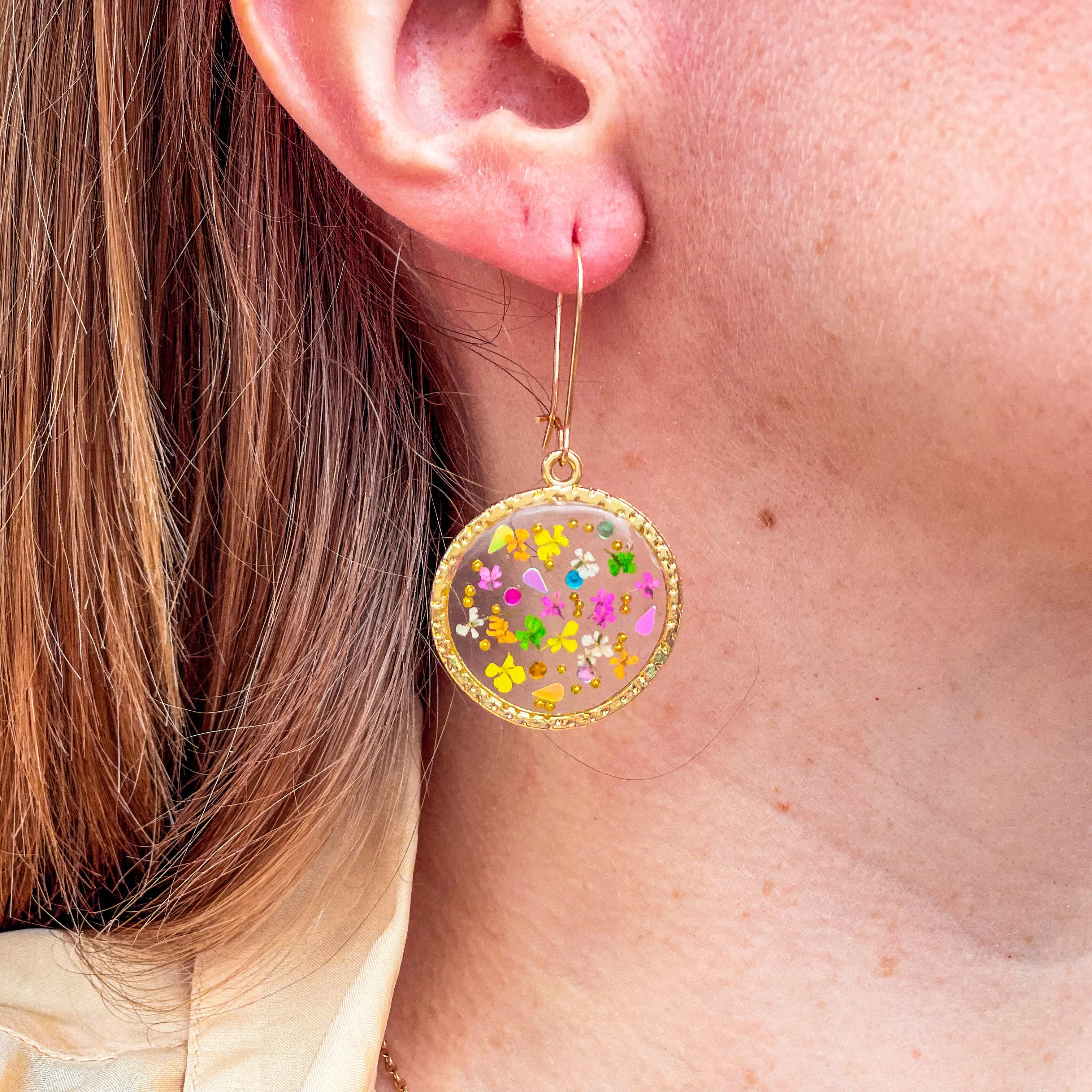 Good luck earrings with four-leaf clovers - Image 6