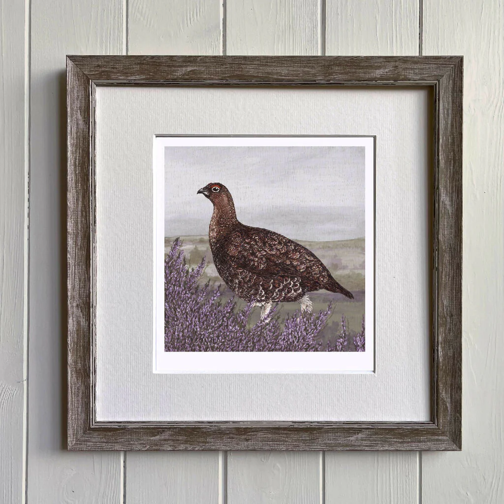 Grouse Signed and Mounted Giclée Art Print - Image 2