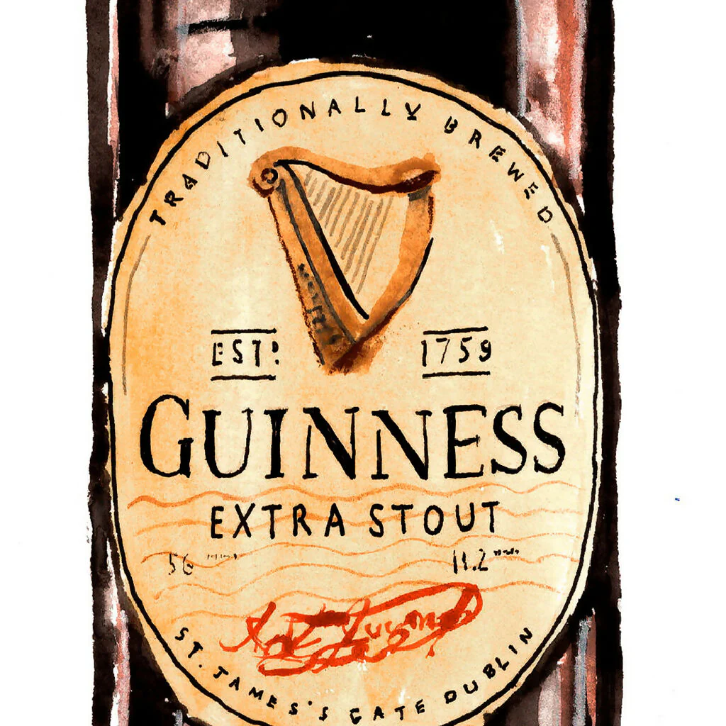 Guinness and Oysters Framed Oyster Shell Art - Image 2
