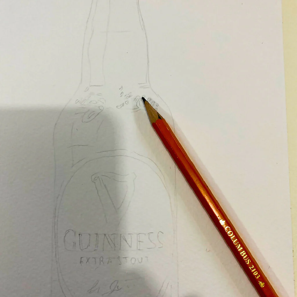 Guinness and Oysters Framed Oyster Shell Art - Image 3
