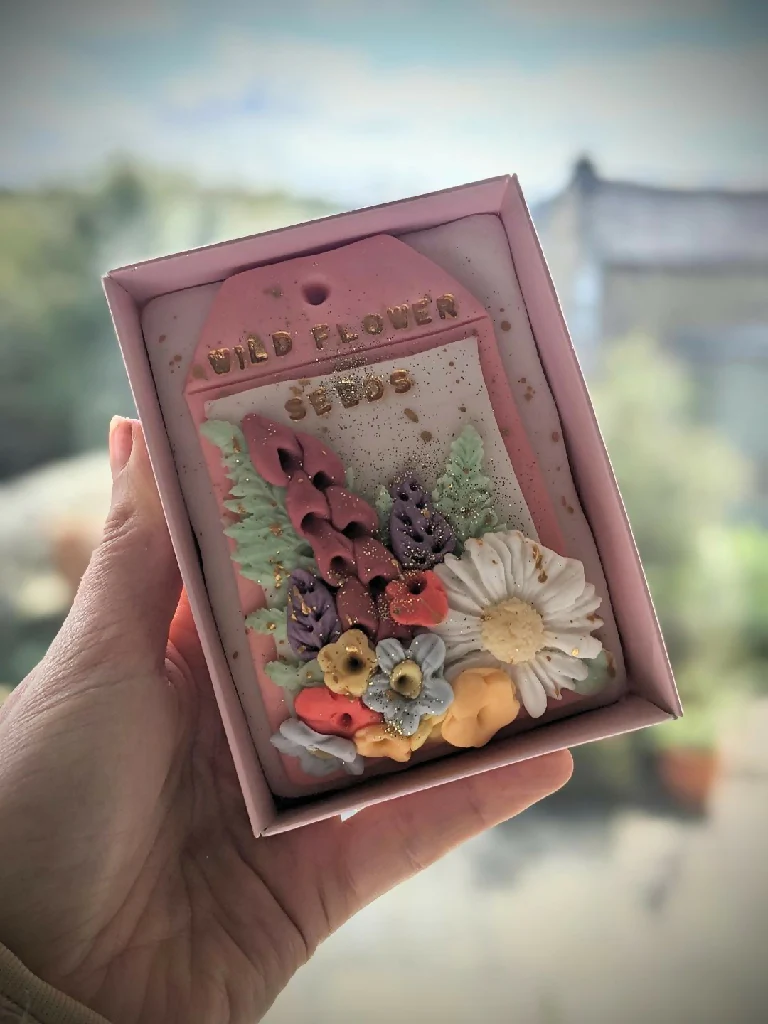Hand Iced Personalised Wild Flower Seed Biscuit - Image 3