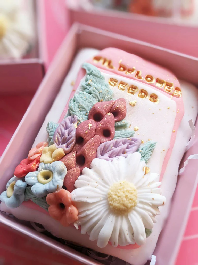 Hand Iced Personalised Wild Flower Seed Biscuit - Image 4
