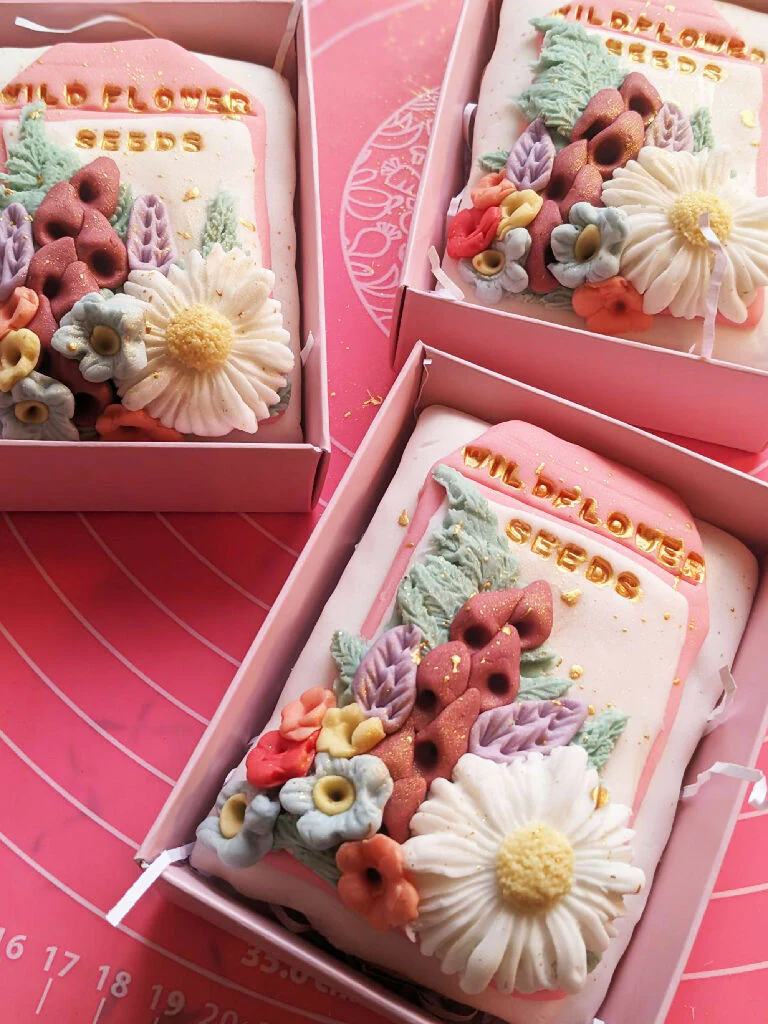 Hand Iced Personalised Wild Flower Seed Biscuit - Image 5