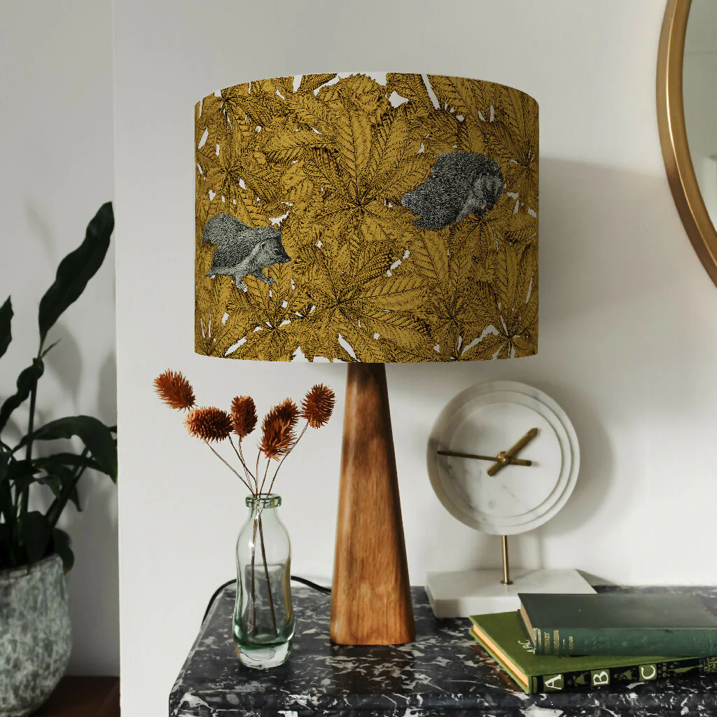 Handcrafted Hedgehog Lampshade – British Wildlife Collection - Image 3