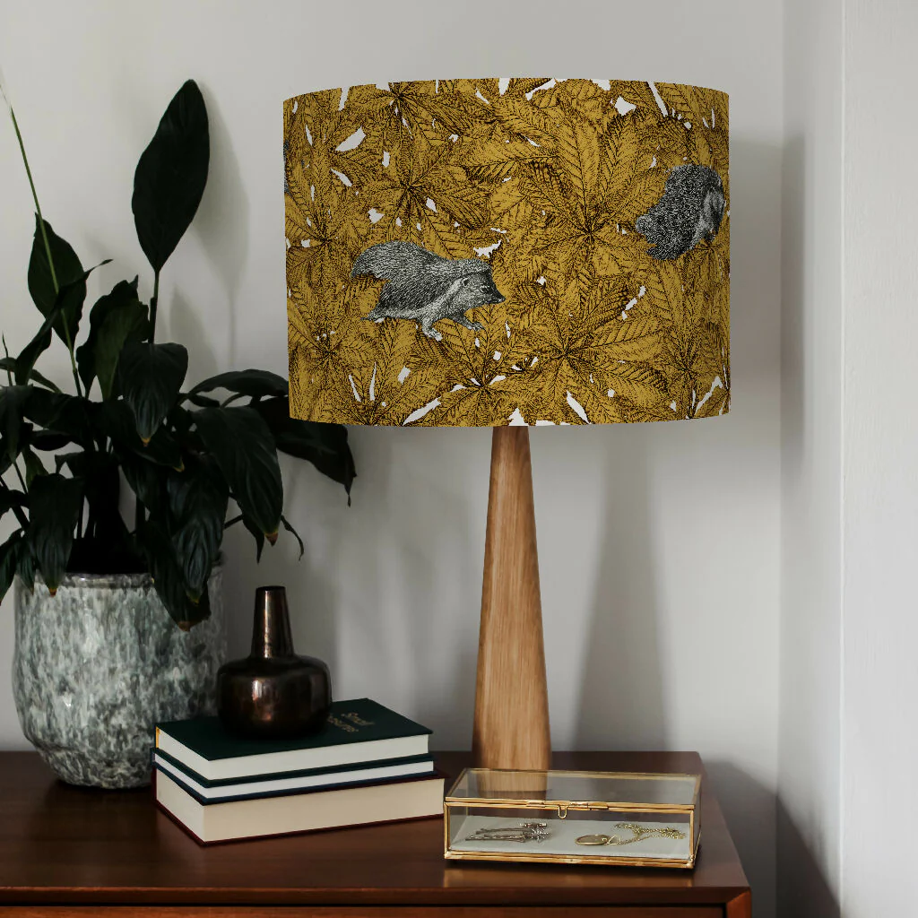 Handcrafted Hedgehog Lampshade – British Wildlife Collection - Image 4