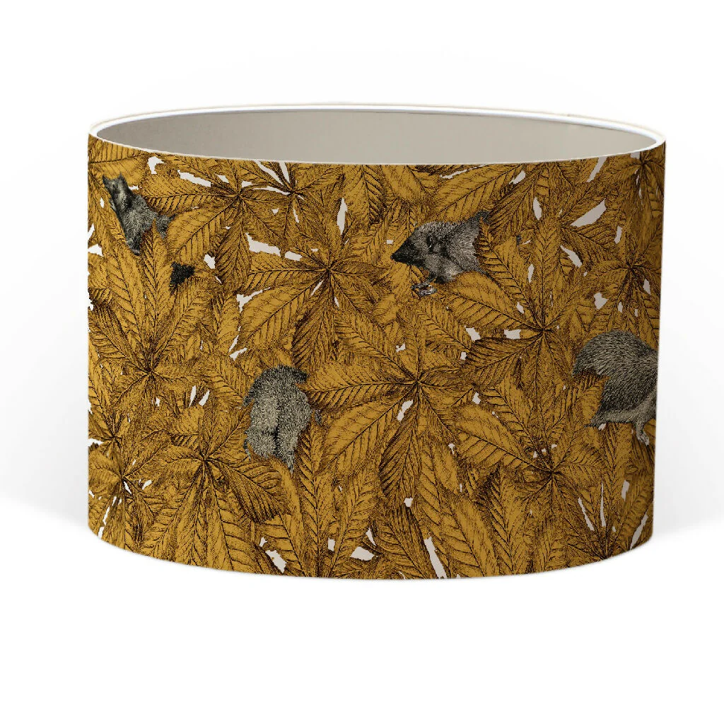 Handcrafted Hedgehog Lampshade – British Wildlife Collection - Image 6