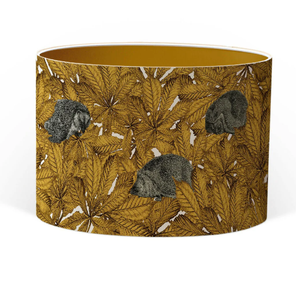 Handcrafted Hedgehog Lampshade – British Wildlife Collection - Image 7