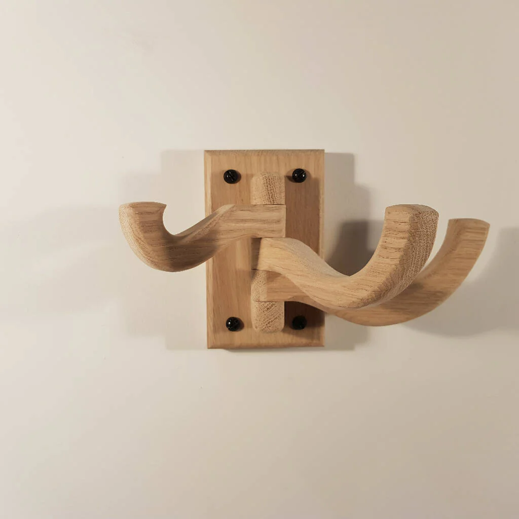 Handcrafted Oak Swivel Hook - Image 2