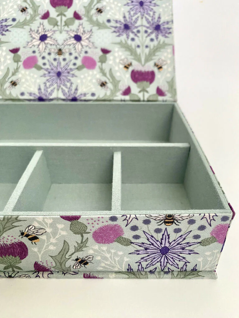 Handmade Celtic Summer Box | Floral Fabric Keepsake Box - Image 9
