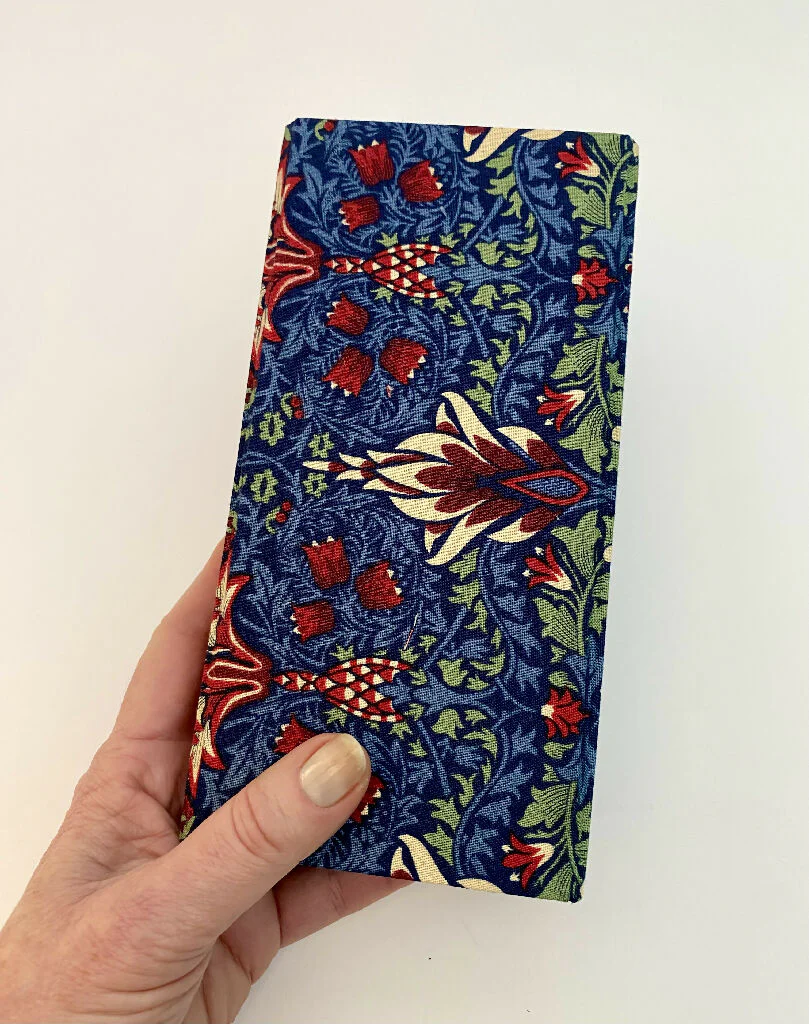 Handmade William Morris Snakeshead Pencil Case | Fabric Desk Organiser - Image 11