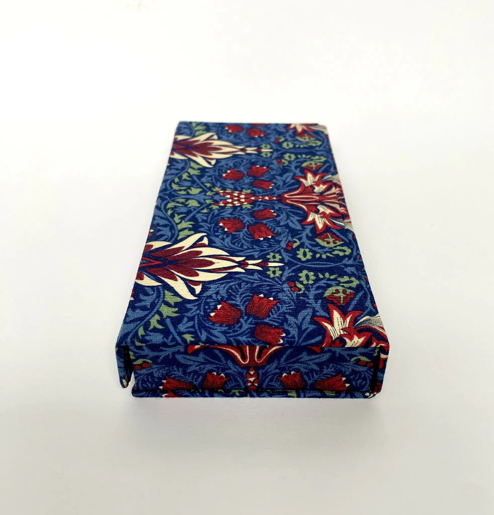 Handmade William Morris Snakeshead Pencil Case | Fabric Desk Organiser - Image 7