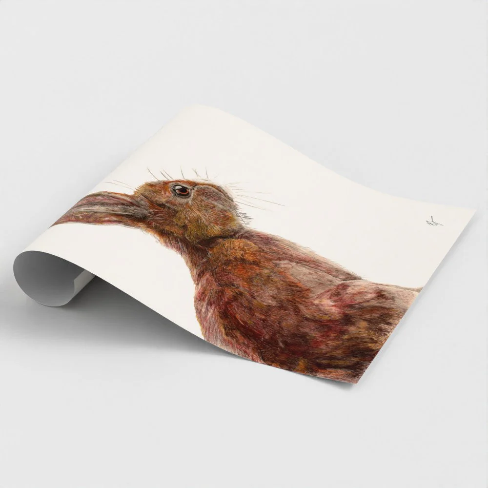 Hare Art Print - Image 6